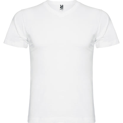 Roly Samoyedo men's T-shirt in white, ready for logo printing or embroidery
