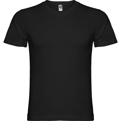 Roly Samoyedo men's T-shirt in black, ready for logo printing or embroidery