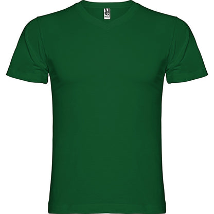 Roly Samoyedo men's T-shirt in bottle green, ready for logo printing or embroidery