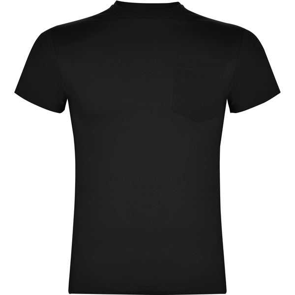Roly Teckel men's T-shirt in black, ready for logo printing or embroidery