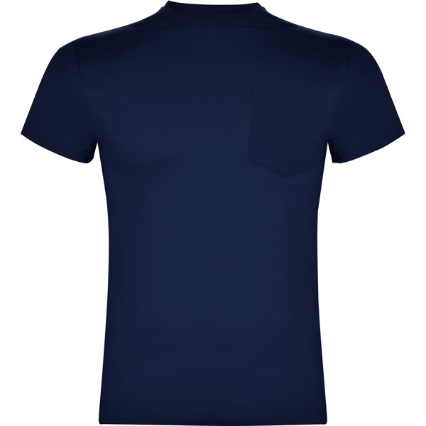 Roly Teckel men's T-shirt in navy blue, ready for logo printing or embroidery