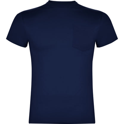 Roly Teckel men's T-shirt in navy blue, ready for logo printing or embroidery