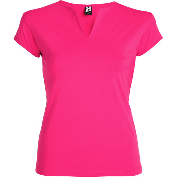 Roly Belice women's T-shirt in rosette, ready for logo printing or embroidery