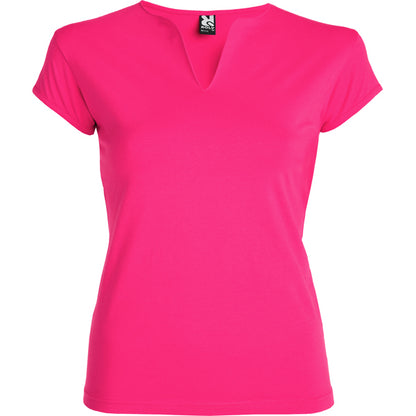 Roly Belice women's T-shirt in rosette, ready for logo printing or embroidery