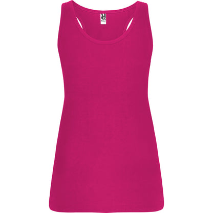 Roly Brenda women's tank top in rosette, ready for logo printing or embroidery