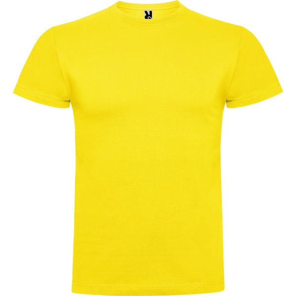 Roly Braco men's T-shirt in yellow, ready for logo printing or embroidery