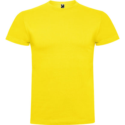 Roly Braco men's T-shirt in yellow, ready for logo printing or embroidery