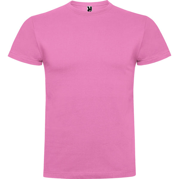 Roly Braco men's T-shirt in bubble gum pink, ready for logo printing or embroidery