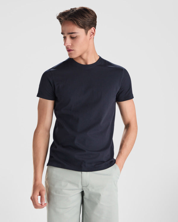 Roly Braco men's T-shirt in white, alternative view, ready for logo printing or embroidery