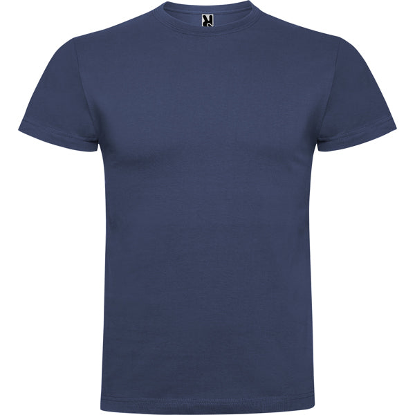 Roly Braco men's T-shirt in denim blue, ready for logo printing or embroidery