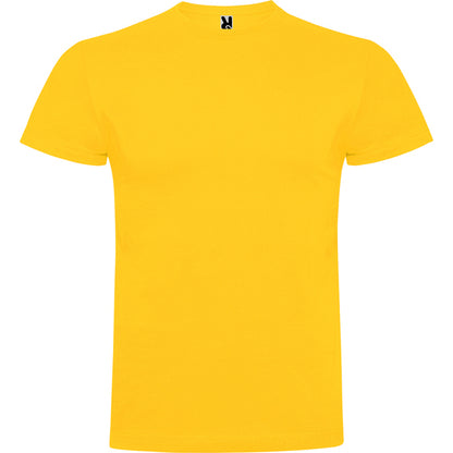 Roly Braco men's T-shirt in golden yellow, ready for logo printing or embroidery