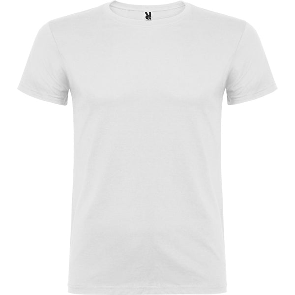 Roly Beagle unisex T-shirt in white, ready for logo printing or embroidery