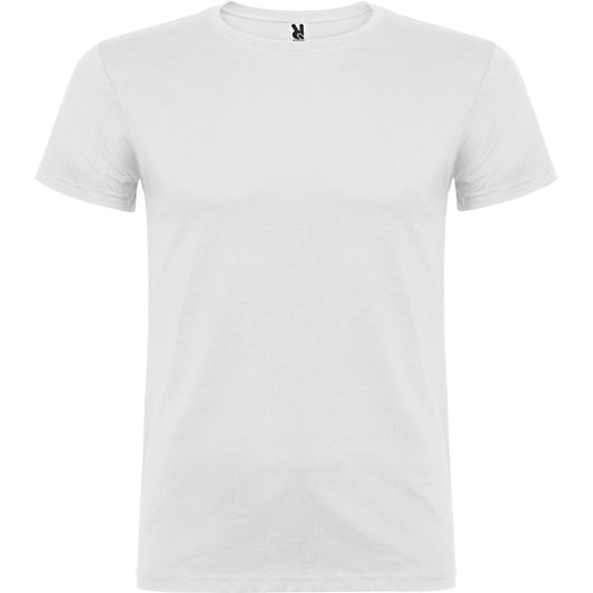 Roly Beagle unisex T-shirt in white, ready for logo printing or embroidery