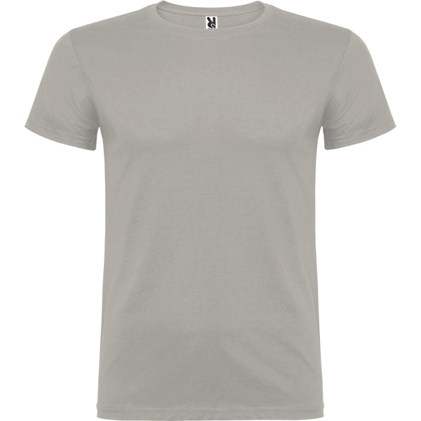 Roly Beagle unisex T-shirt in stone grey, ready for logo printing or embroidery