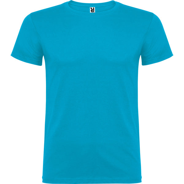 Roly Beagle unisex T-shirt in turquoise, ready for logo printing or embroidery