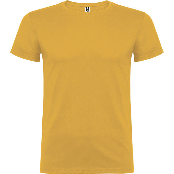 Roly Beagle unisex T-shirt in ochre, ready for logo printing or embroidery