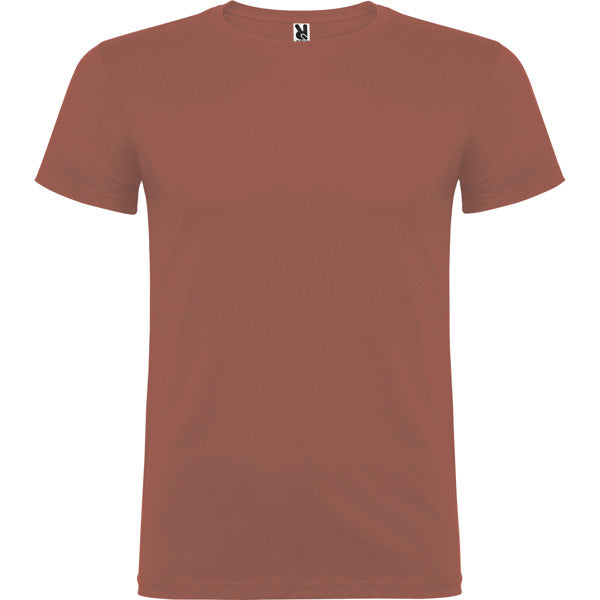 Roly Beagle unisex T-shirt in brick red, ready for logo printing or embroidery