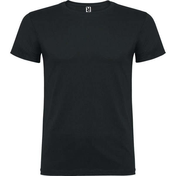 Roly Beagle unisex T-shirt in dark lead, ready for logo printing or embroidery