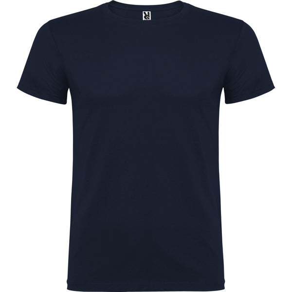 Roly Beagle unisex T-shirt in navy blue, ready for logo printing or embroidery