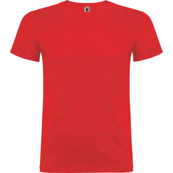 Roly Beagle unisex T-shirt in red, ready for logo printing or embroidery