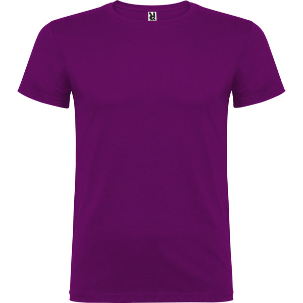 Roly Beagle unisex T-shirt in purple, ready for logo printing or embroidery