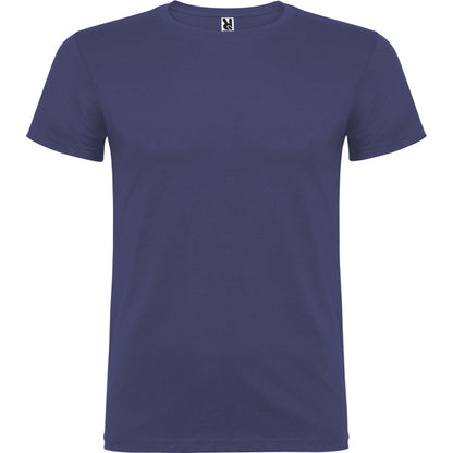Roly Beagle unisex T-shirt in denim blue, ready for logo printing or embroidery