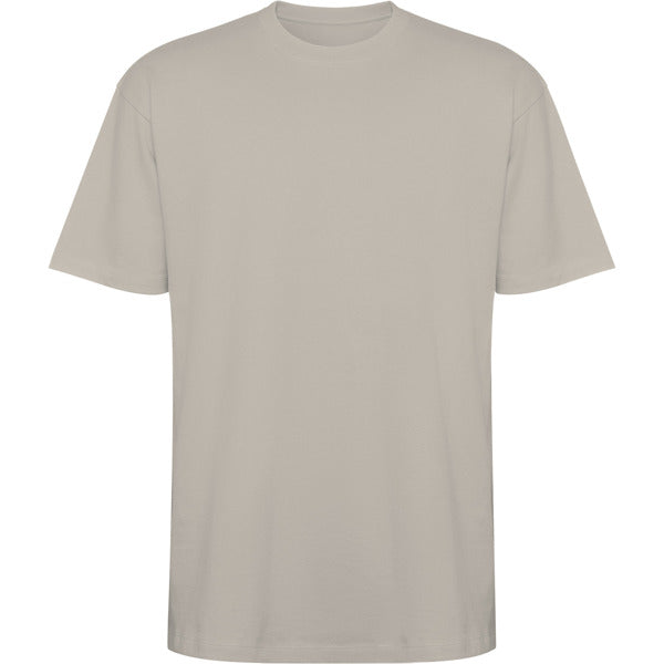 Roly Bull unisex T-shirt in stone grey, ready for logo printing or embroidery