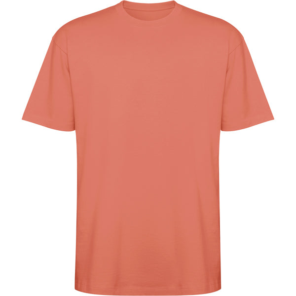 Roly Bull unisex T-shirt in pale red, ready for logo printing or embroidery