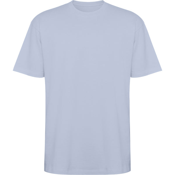 Roly Bull unisex T-shirt in zen blue, ready for logo printing or embroidery