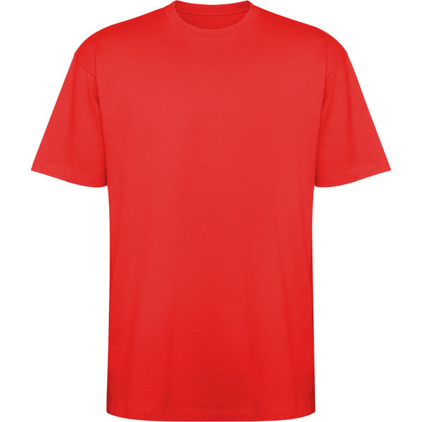 Roly Bull unisex T-shirt in red, ready for logo printing or embroidery