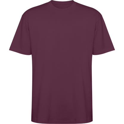 Roly Bull unisex T-shirt in plum red, ready for logo printing or embroidery