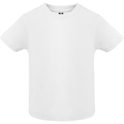 Roly Baby T-shirt in white, ready for logo printing or embroidery