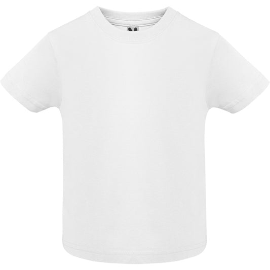 Roly Baby T-shirt in white, ready for logo printing or embroidery