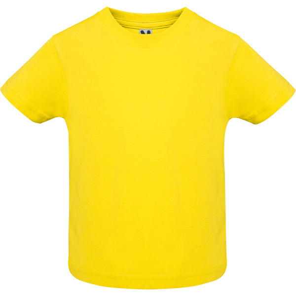 Roly Baby T-shirt in yellow, ready for logo printing or embroidery