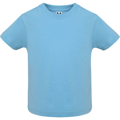 Roly Baby T-shirt in sky blue, ready for logo printing or embroidery