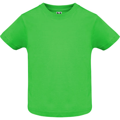 Roly Baby T-shirt in oasis green, ready for logo printing or embroidery