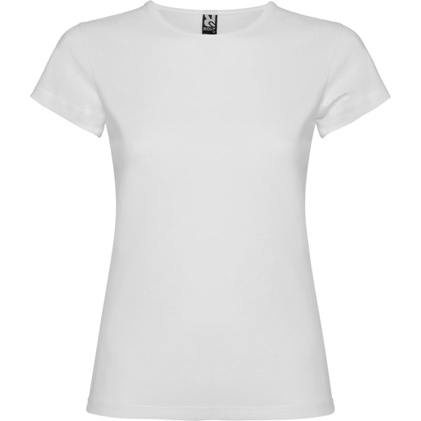 Roly Bali women's T-shirt in white, ready for logo printing or embroidery