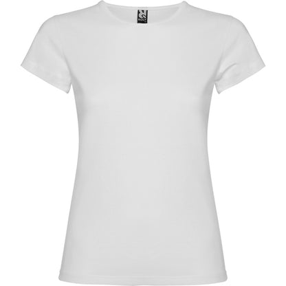 Roly Bali women's T-shirt in white, ready for logo printing or embroidery