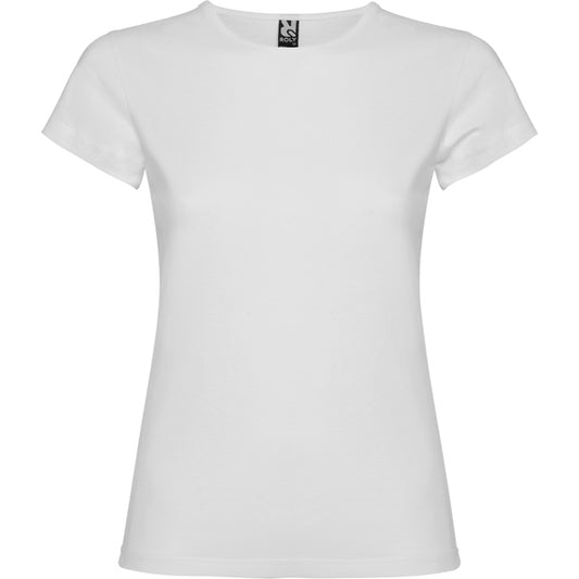 Roly Bali women's T-shirt in white, ready for logo printing or embroidery