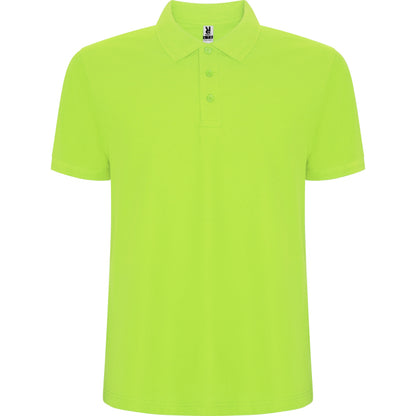 Roly Pegaso Premium men's polo shirt in mantis green, ready for logo printing or embroidery