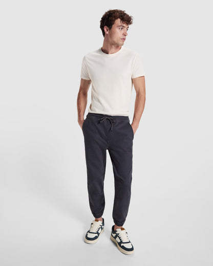 Roly Flexar unisex trousers in black, alternative view, ready for logo printing or embroidery