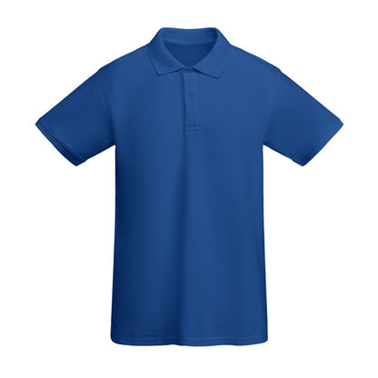 Roly Prince men's polo shirt in royal blue, ready for logo printing or embroidery