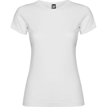 Roly Jamaica women's T-shirt in white, ready for logo printing or embroidery