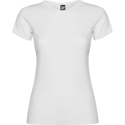 Roly Jamaica women's T-shirt in white, ready for logo printing or embroidery