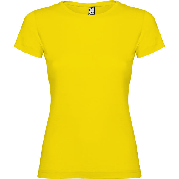 Roly Jamaica women's T-shirt in yellow, ready for logo printing or embroidery
