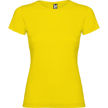 Roly Jamaica women's T-shirt in yellow, ready for logo printing or embroidery