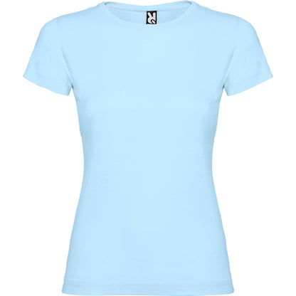 Roly Jamaica women's T-shirt in sweet blue, ready for logo printing or embroidery