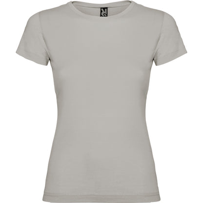 Roly Jamaica women's T-shirt in stone grey, ready for logo printing or embroidery