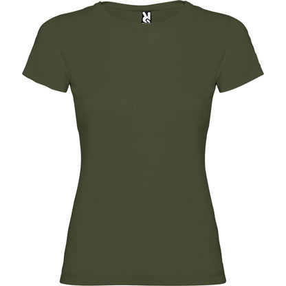Roly Jamaica women's T-shirt in venture green, ready for logo printing or embroidery
