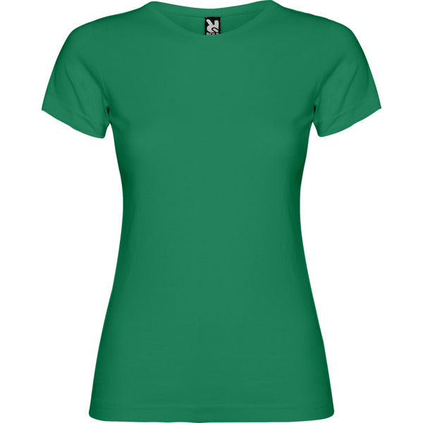 Roly Jamaica women's T-shirt in kelly green, ready for logo printing or embroidery